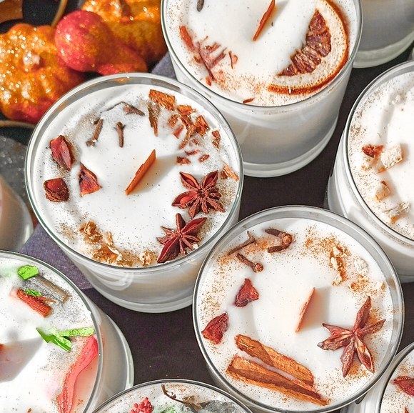 Pumpkin Spice Soy Candle w/ Wood Wick - Picture 6 of 16